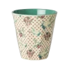 Rice: Medium melamine beker - Dove print XMECU-PH4DO