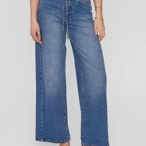 Nümph: NUBROOKLYN JEANS MID BLUE - Medium Blue Denim