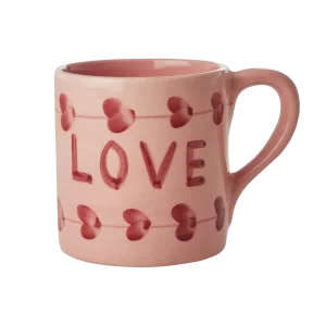 Rice: Keramiek mok | Roze LOVE CEMUG-HPLOVE