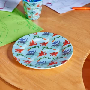 Rice: Rond Melamine lunch bord - Dragon print MESPL-DRA