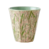 Rice: Medium melamine beker - New Snowdrop print MELCU-NSNOWD