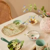 Rice: Medium melamine beker - New Snowdrop print MELCU-NSNOWD