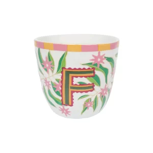 All the Luck in the World: Monogram cup letter F