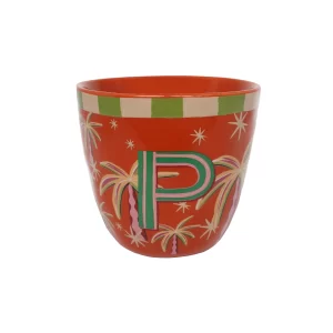 All the Luck in the World: Monogram cup letter P