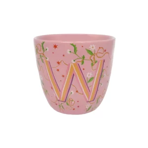 All the Luck in the World: Monogram cup letter V