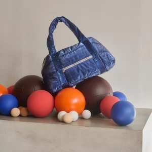 Tinne + Mia: Melle Puffy Sports Bag - Blue