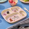 Rice: Melamine kinderservies - Wildlife print Roze BABOX-4ZWILII