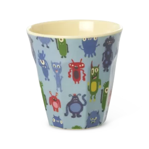 Rice: Medium melamine beker - Monsters print MELCU-MONS