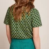 King Louie: Maisie Blouse Touche | Beacon Blue