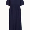 King Louie: Ivana Dress Tortoise | Evening Blue