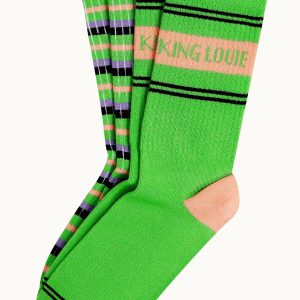 King Louie: Socks Logo - Jasmin Green