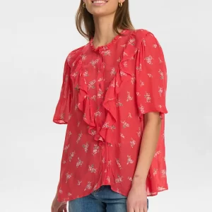 Nümph: NUFELICITY SS SHIRT - Geranium