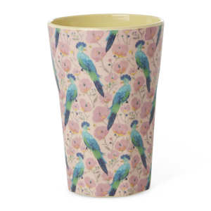 Rice: Grote melamine beker - Exotic Bird Print MELCU-LEXBI