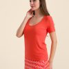 LaLamour: Ella t-shirt short sleeve | Orange