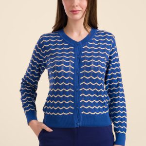 LaLamour: Cardigan KNIT | Blauw