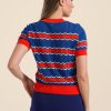 LaLamour: Top round neck KNIT | Indigo