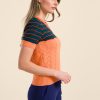 LaLamour: Top round neck KNIT | Apricot