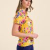 LaLamour: Lena Blouse short | Summer Bouquet