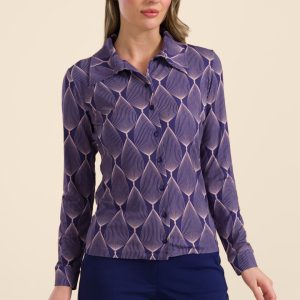 LaLamour: Sara Blouse long sleeve | Big Grafic Oval