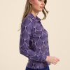 LaLamour: Sara Blouse long sleeve | Big Grafic Oval