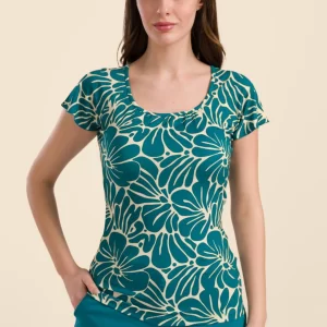 LaLamour: Butterfly top short sleeve | Flower Lake