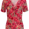 LaLamour: Angela top short sleeve | Wild Bouquet