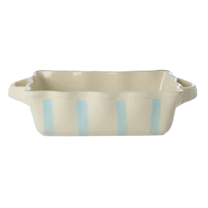 RICE: Medium rechthoekige taartvorm / ovenschaal - Aardewerk - Blauw CEOVE-MSTRMI