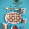 RICE: Medium melamine beker - Gorgeous Tile Print MELCU-GOTI
