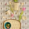 RICE: Medium melamine beker - Hacienda Flower print MELCU-HACI