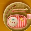 RICE: Medium melamine beker - Organic Stripes Print MELCU-ORST
