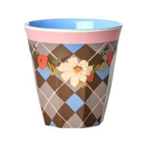 RICE: Medium melamine beker - Gorgeous Tile Print MELCU-GOTI