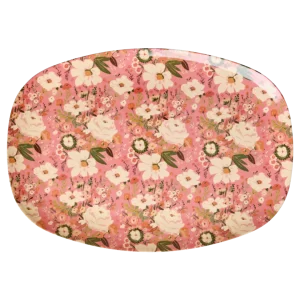 Rice: Rechthoekig Melamine Bord - Allison Flower Print MELPL-ALLI