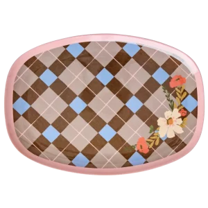 Rice: Rechthoekig Melamine Bord - Gorgeous Tile Print MELPL-GOTI