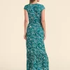 LaLamour: Maud maxi dress short sleeve | Flower Lake