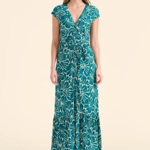 LaLamour: Maud maxi dress short sleeve | Flower Lake