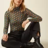 King Louie: Rollneck Top Duper Mesh | Multi Color