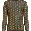 King Louie: Rollneck Top Duper Mesh | Multi Color