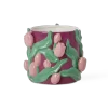 Rice: Bloempot keramiek | Embossed Tulips Design FLPOT-TUL