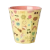 RICE: Medium melamine beker - Unicorn Love Print MELCU-UNILO