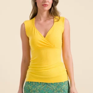 LaLamour: Monroe top Rib | Yellow
