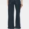 Nümph: NUTORONTO WIDE JEANS - Dark Denim Blue