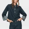 Nümph: NUTORONTO SHIRT - Dark Denim Blue