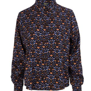 LaLamour: AMY BLOUSE | BAROCK FLOWER BLACK