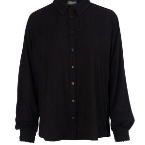 LaLamour: AMY BLOUSE | BAROCK FLOWER BLACK