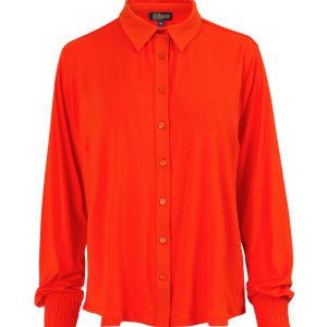 LaLamour: AMY BLOUSE | ECOVERO PLAIN RED