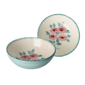 Rice: Keramiek schaal | Mint FLOWERS CEBWL-HPFLOW