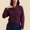 LaLamour: BILLIE JACKET | KAPITONE BORDEAUX