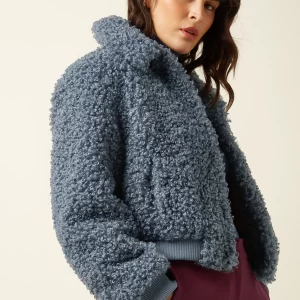 King Louie: Isa Jacket Basil Fur | Night Blue