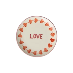 Rice: Keramiek gebaksbordje | LOVE CECPL-HPLOVE