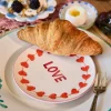 Rice: Keramiek gebaksbordje | LOVE CECPL-HPLOVE